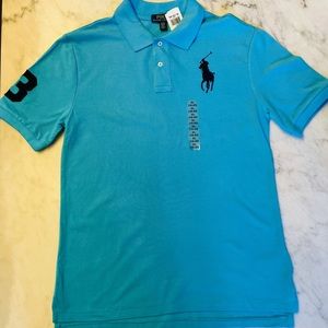 Polo Ralph Lauren Big Pony Cotton Mesh Polo Shirt
